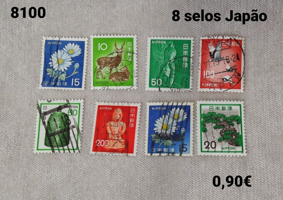 Conjunto selos variados