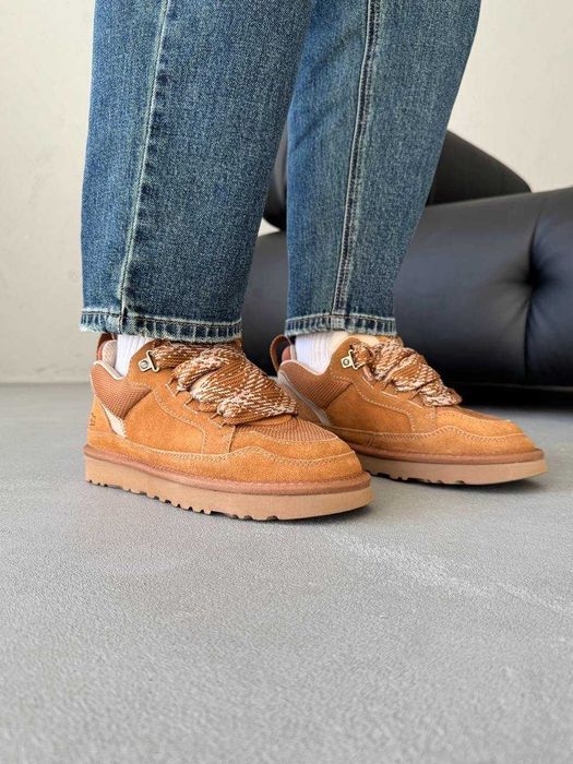 Уггі 36-45 UGG Lowmel Sneaker Chestnut premium угги
