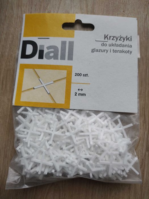 Krzyżyki dystansowe do glazury, płytek #2mm