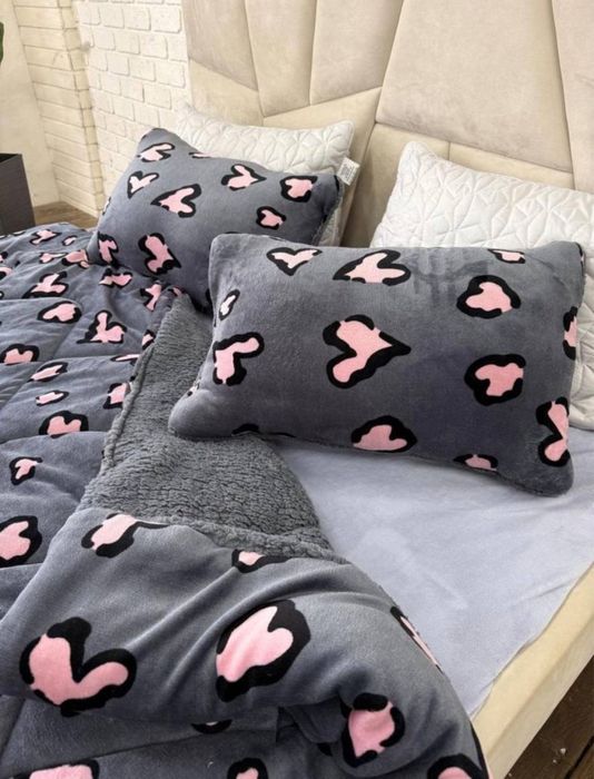 Ковдра велюрова. Велюрове покривало на ліжко на подарунок.