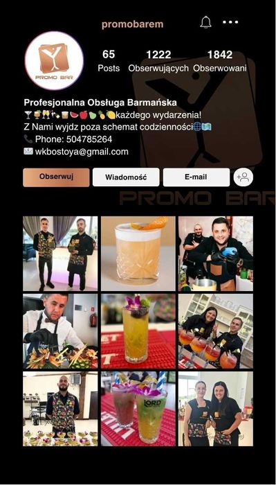 DRINK BAR na Twoim Przyjęciu + Prosecco Bar gratis!