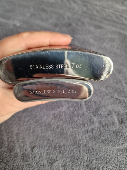 Piersiówka 2szt. stal nierdzewna