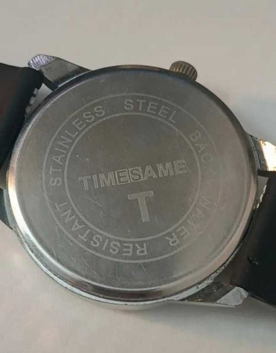 Męski zegarek TIMESAME Silver & Blue | Sportowy design | Okazja