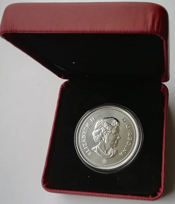 Канада 1 долар 2008р. СРІБЛО. 400 років Квебек. Футляр!