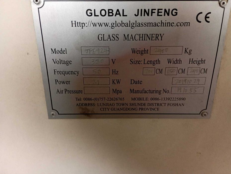 Maquina de arestas JFE-9243 Global Jinfeng de 9 motores
