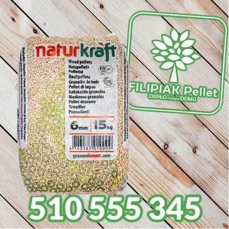 Pellet Naturkraft certyfikowany ENplus A1 DINplus 6mm