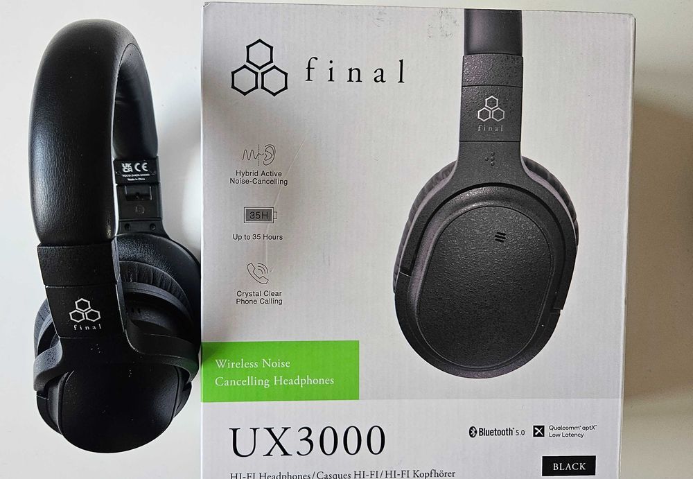 Final Audio UX3000 Wireless Bluetooth Headphones Auscultadores - ANC