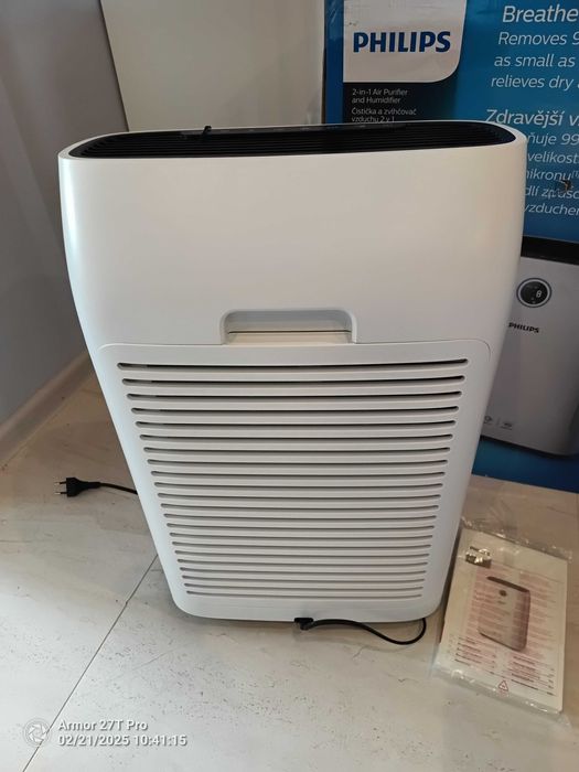 Oczyszczacz nawilżacz powietrza 250 m3 500 ml/h Philips AC2729 GW