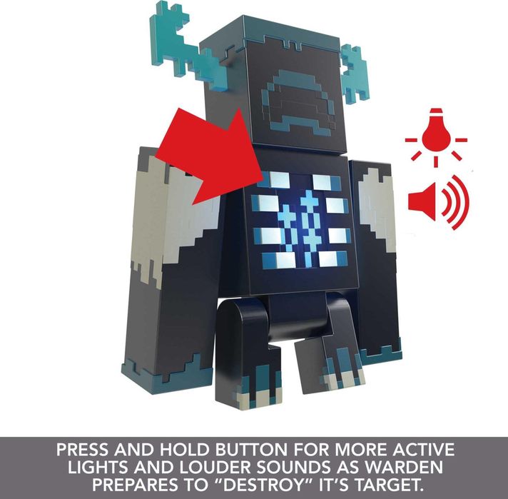 Фігурки майнкрафт Варден Маттел Minecraft Minecraft Warden Mattel