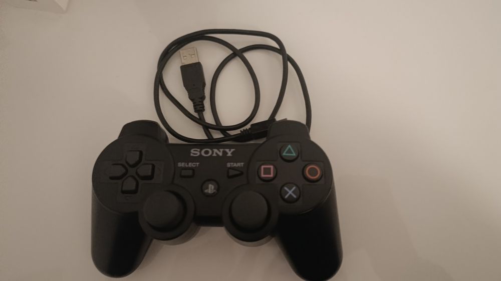 Comando PS3 + cabo (novo)