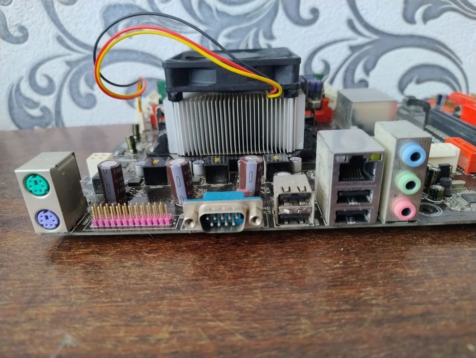 Комплект материнська плата Biostar NF520D3 ddr3 ATX + процесор + ПЗУ