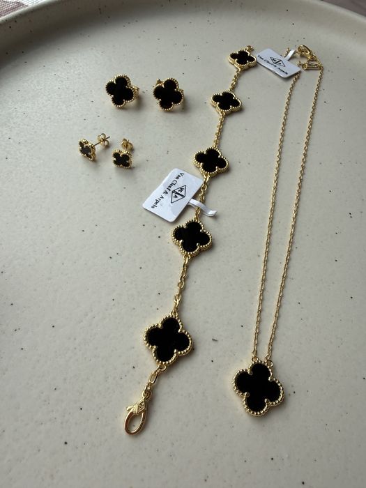 naszyjnik kolczyki bransoletka koniczyny alhambra vca van cleef