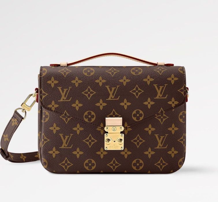 Louis vuitton oryginał leather pochette