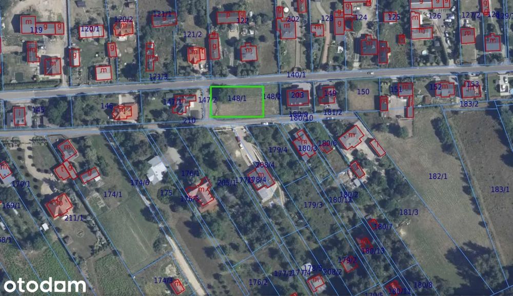 Działka 854 m² w Skotnikach, gm. Zgierz - Widok 2
