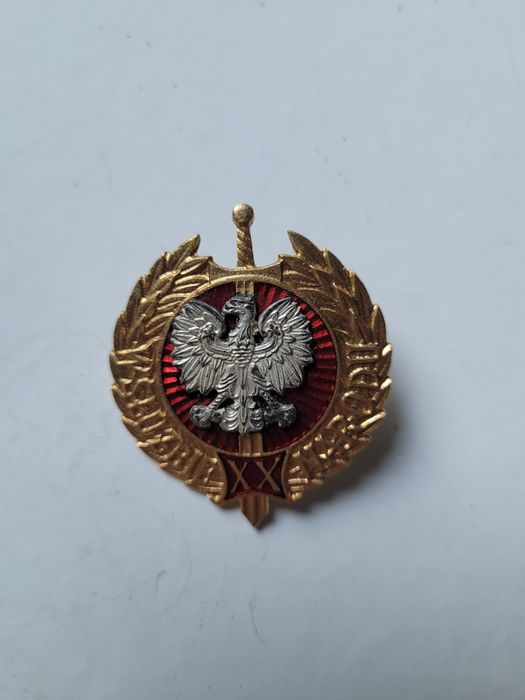 Odznaka PRL milicja XX lat w służbie narodu