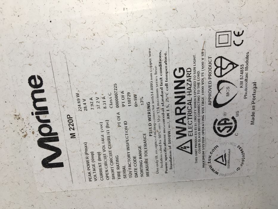 Paineis Fotovoltaicos novos