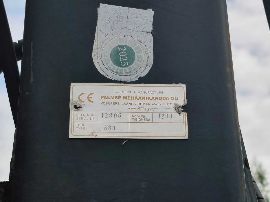 Przyczepa  zrywkowa  Palms 695