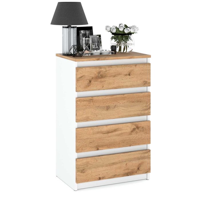 Komoda 4 szuflady nowoczesna pojemna salon rtv regał DARMOWA dostawa