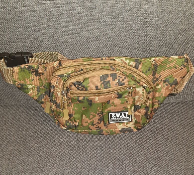 Сумка тактическая бананка на пояс/ поясная/через плечо S.W.A.T