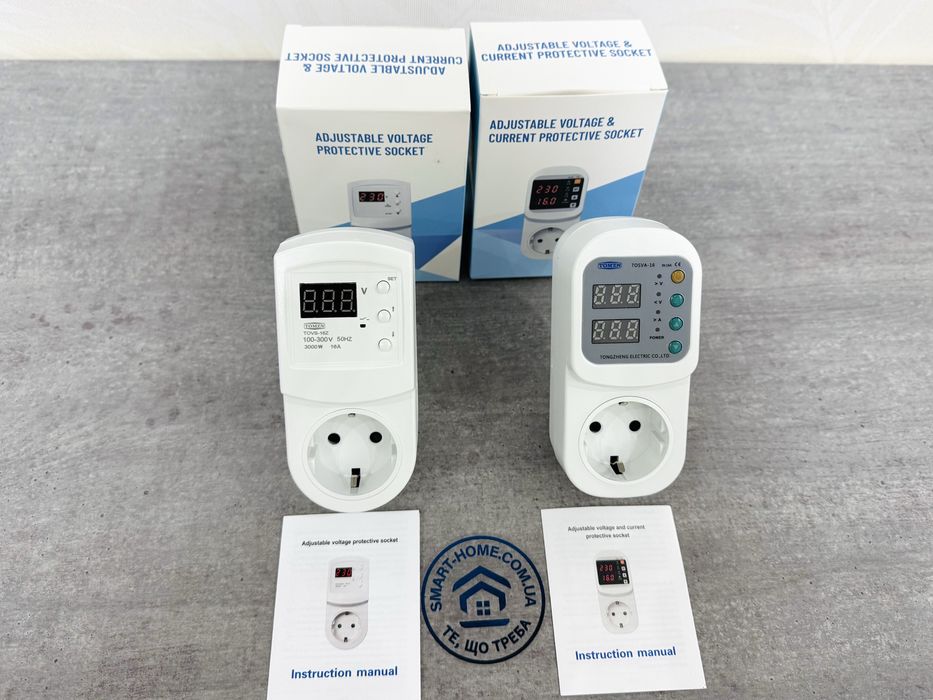 220В‼️ Реле защиты напряжения тока в розетку от перенапряжения напруги