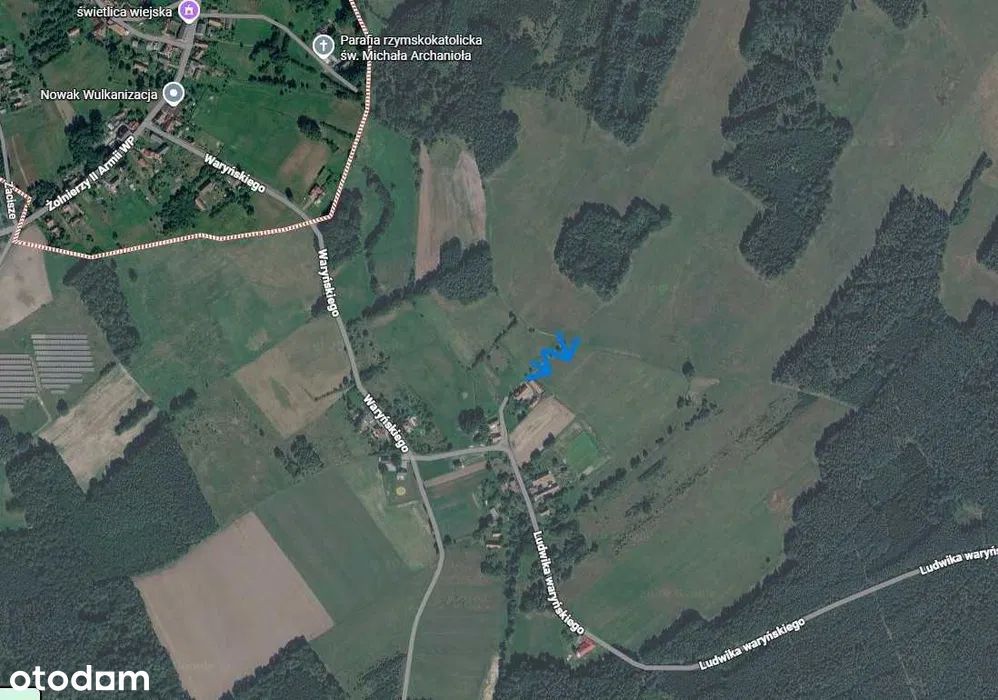 Witoszyn gm. Wymiarki - działki na sprzedaż - 1498 m2 oraz 1952 m2