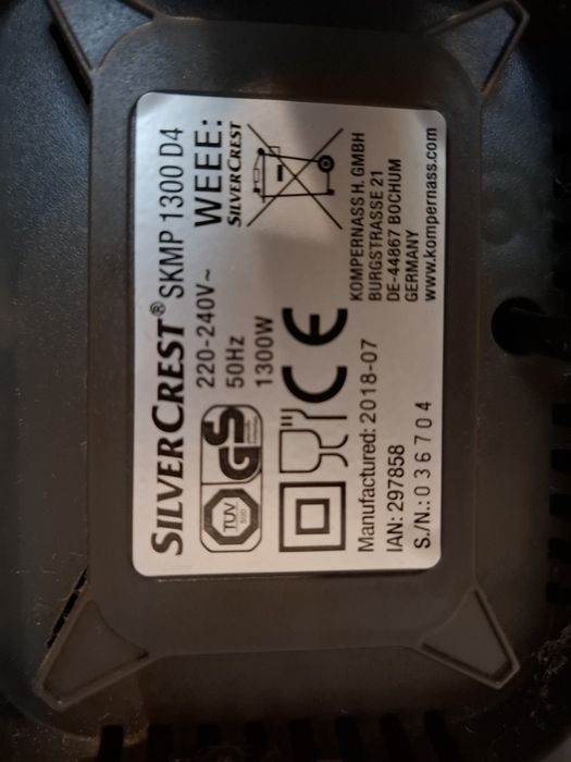 Hak mieszadło Silvercrest