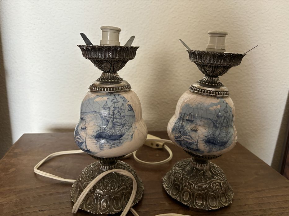 Candeeiros de mesa vintage