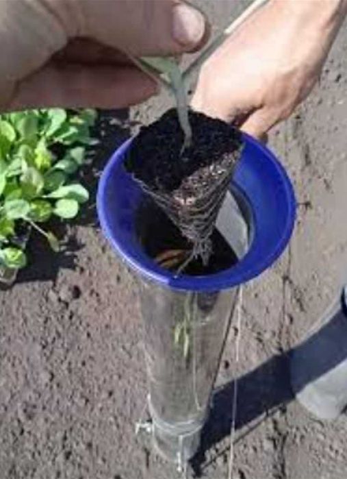 Устройство Кальмар для быстрой посадки расады ручна саджалка