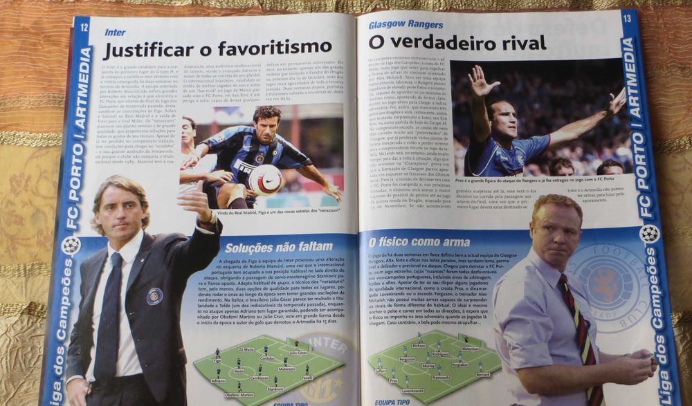 Revista futebol Jogo Estrelas 1996 - Sá Pinto um Leão Raça