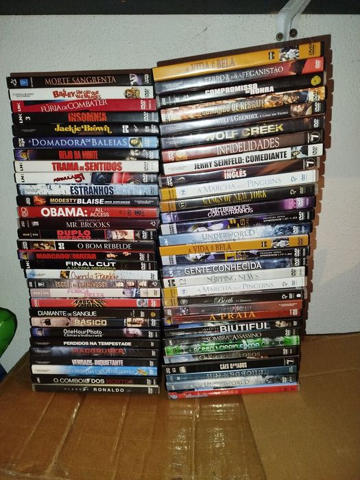 158 Filmes dvd/vhs originais/ dvd genios futebol