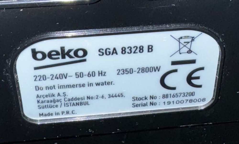 2 żelazka parowe na części. Philips i Beko