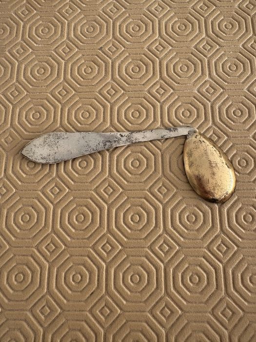 Colher antiga em prata