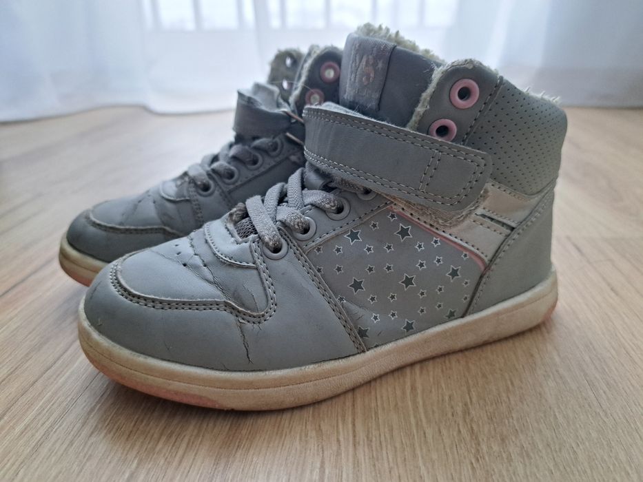 Pepco buty zimowe ocieplane szare rozmiar 30 wkładka 19,5 cm na rzep