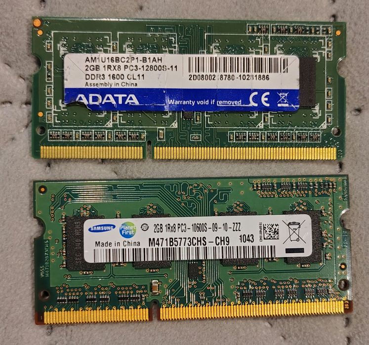 Пам'ять для ПК DDR2/DDR3