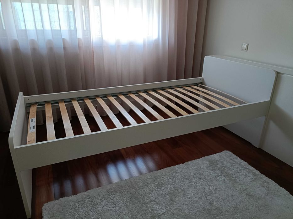 Cama 90x200 branca