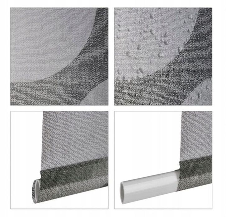 Relaxdays Roleta zależna prysznicowa 100cm x 240cm