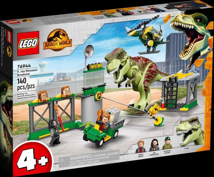 LEGO 76944 Fuga de Dinossauro T. rex