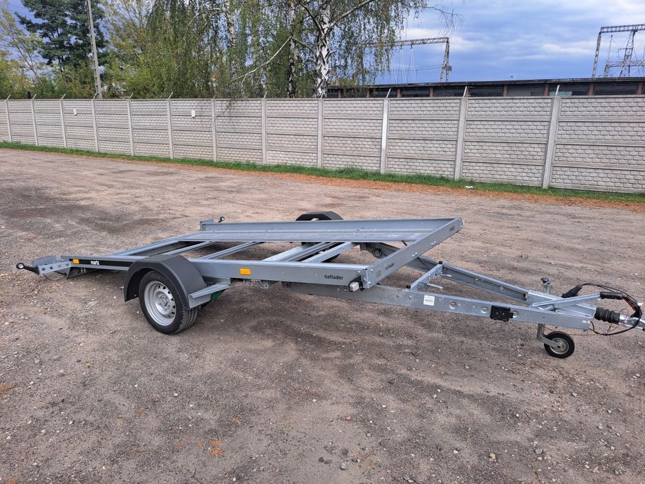 Wynajem lawety przyczepa DMC 1400 kg na kat.B bez etoll prawo jazdy B