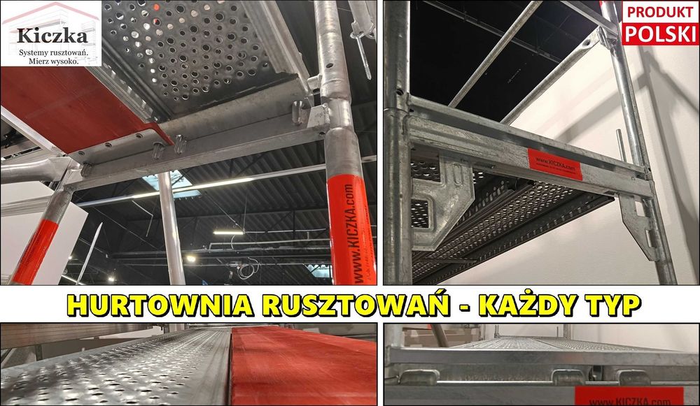 Tanie RUSZTOWANIA Systemowe WYPRZEDAŻ Rusztowanie PLETTAC Bauman Modułowe - Hurtownia