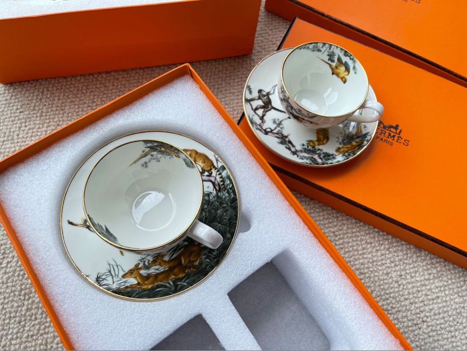 Фарфоровый чайный / кофейный набор Carnets d'Équateur