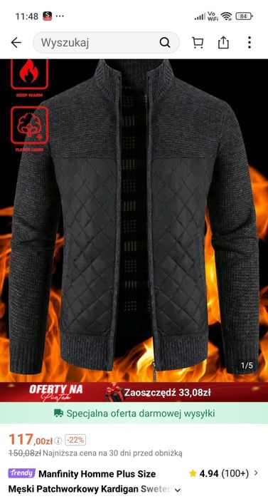Sprzedam sweter męski XXL