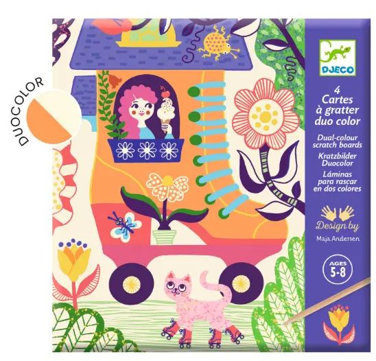 Wydrapywanka Fantazyjne domki. Djeco