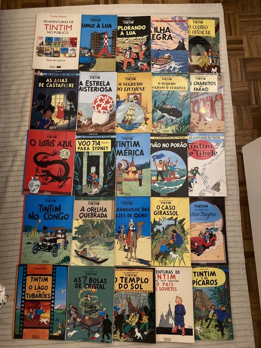 Coleção completa Hergé - As Aventuras de Tintin