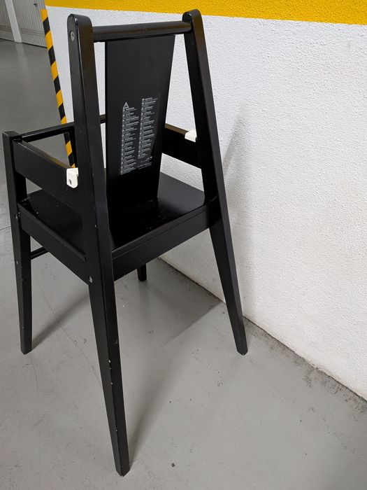 Cadeira refeição bebé IKEA madeira