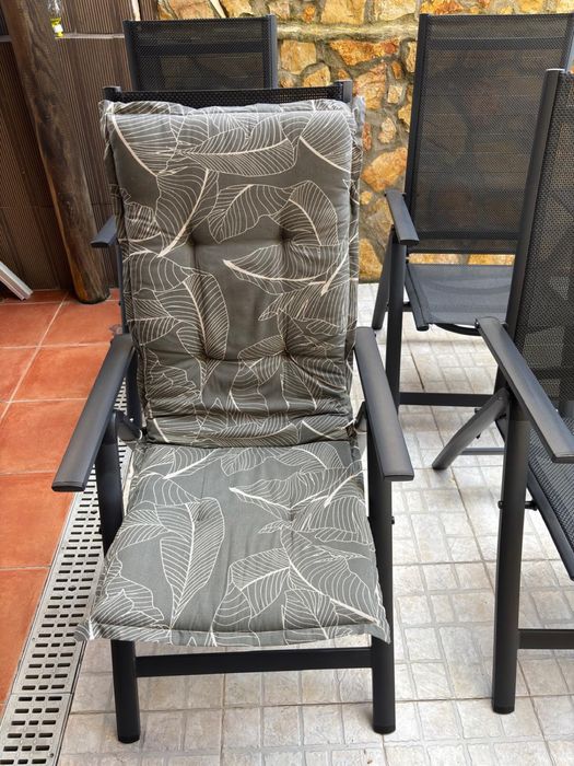 6 cadeiras reclinaveis JYSK