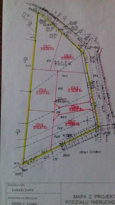 Działka budowlana Gródek Zarzeczany przy zalewie.