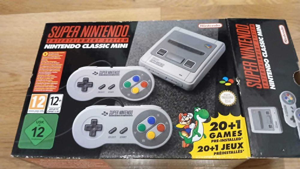NINTENDO SNES MINI classic (Kompletny zestaw)