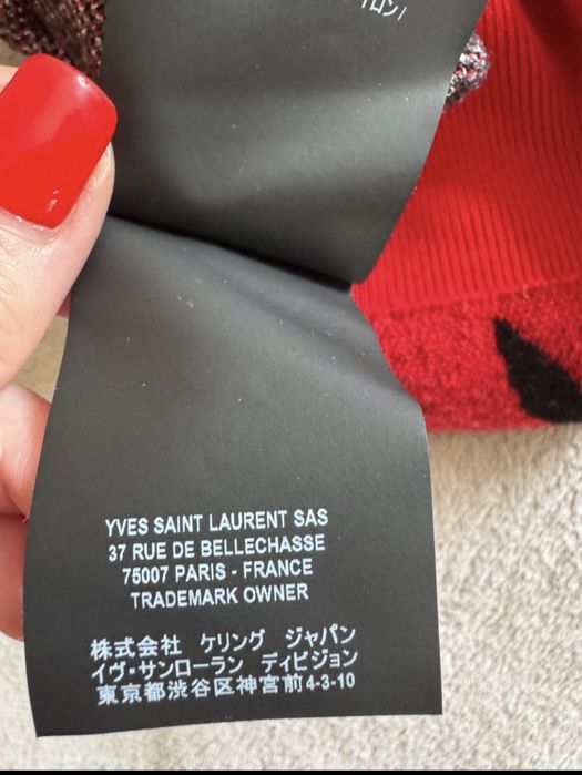 Толстовка худі Saint Laurent оригінал