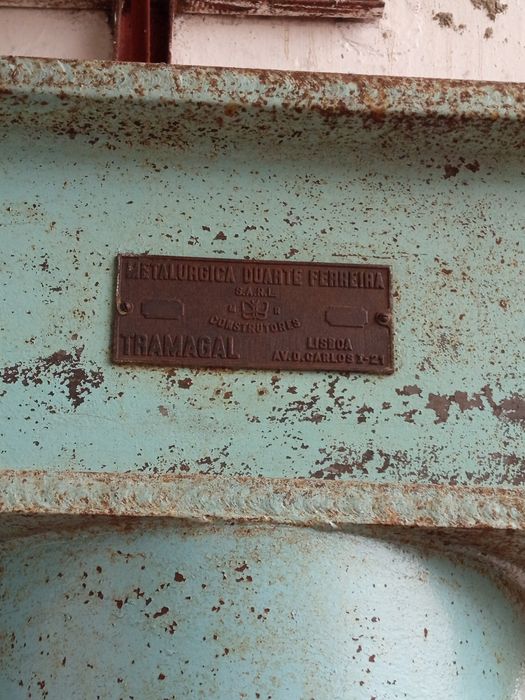 Prensa Hidráulica Industrial Antiga Tramagal (Metalúrgica Duarte Ferre