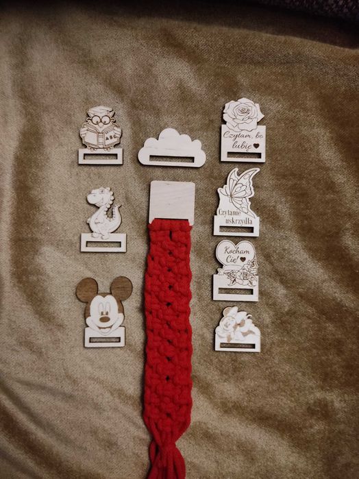 Zakładka do książki makrama ręcznie wykonana